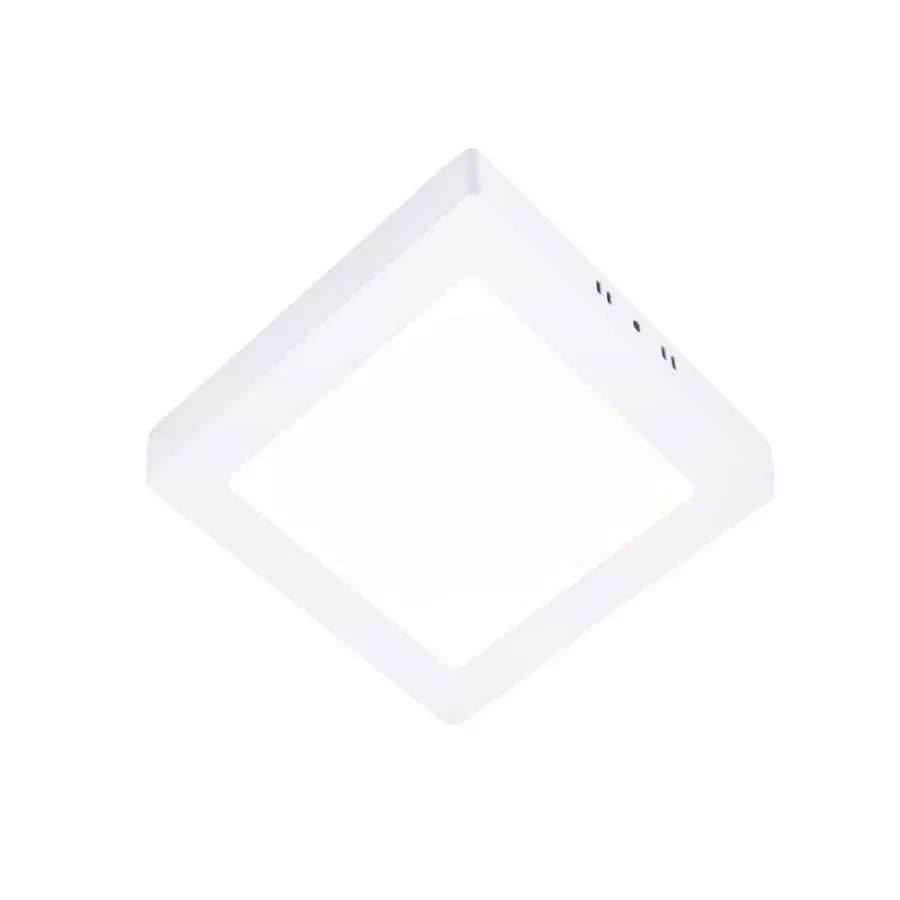 Spot LED aplicat alb, cilindric, montat direct pe tavan fără tavan fals