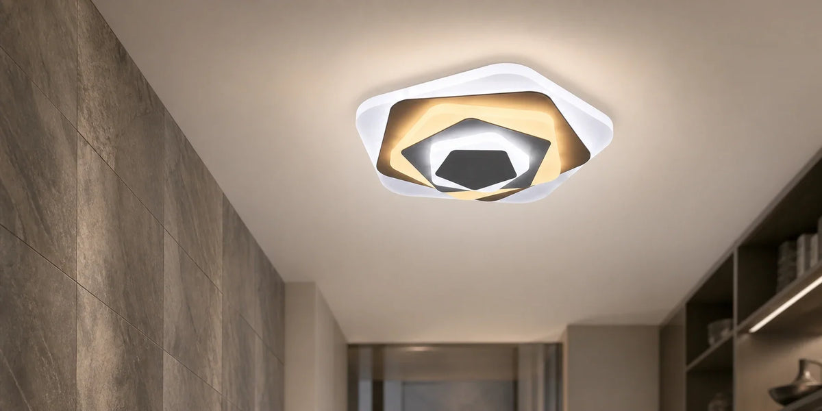 LED Chandelier SIENA 40W, Diameter 23cm, Cool/Warm/Neutral light, White, imaginea 6