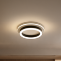 Lustra LED MODERNA 25W, Diametru 20cm, Rotunda, lumina Rece/Calda/Neutra, Negru