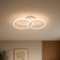LED luster s diaľkovým ovládačom BETTY 27 W, 2 kruhy, studené/teplé/neuterálne svetlo, stm dimovateľný, biely