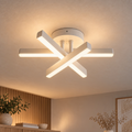 Diego LED Chandelier, 26W, White, Metal, Cool/Warm/Neutral Light
