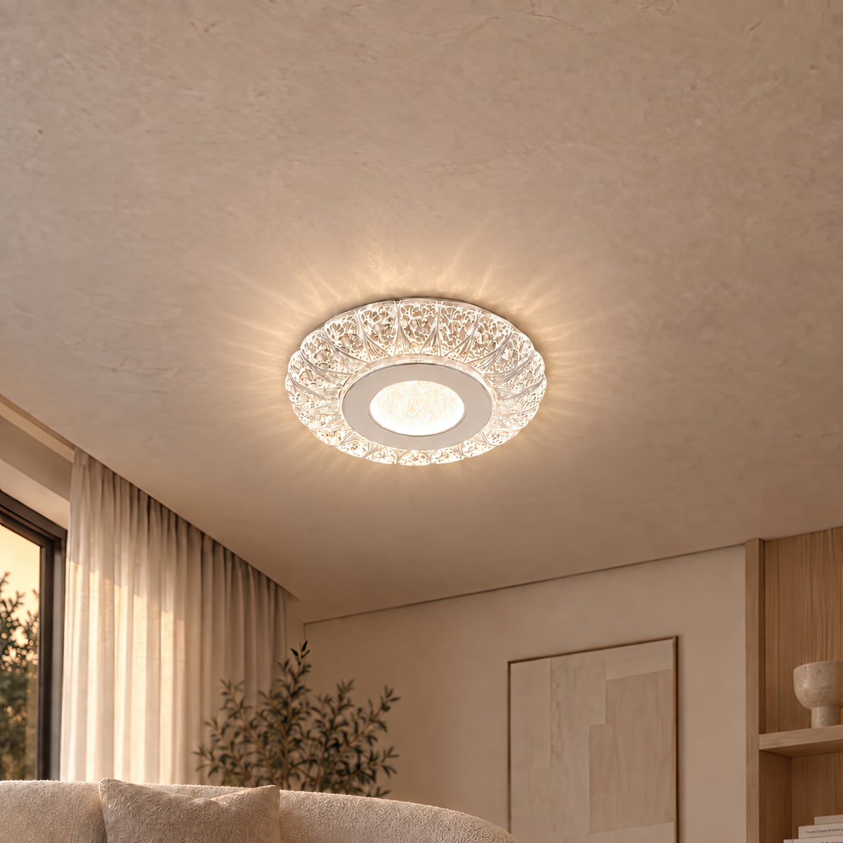 Lustra LED LL7001WH