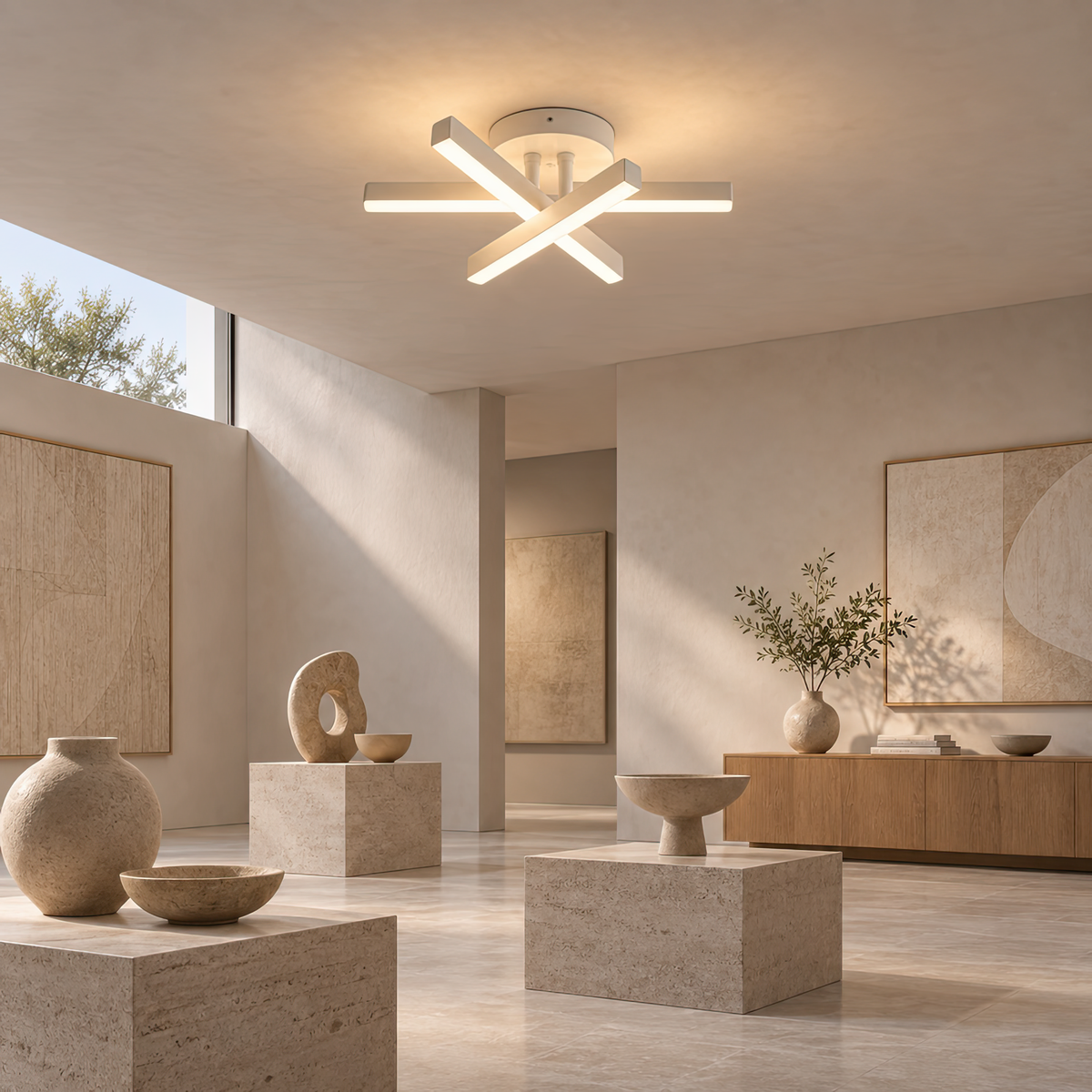 Diego LED Chandelier, 26W, White, Metal, Cool/Warm/Neutral Light, imaginea 10