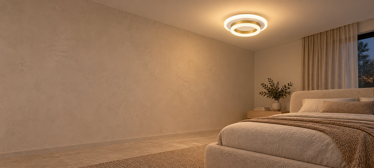 LED lustr SOLENA KROHLE 21W, priemer 20cm, svetlo Studené/Teplé/Neutrálne, Biela Zlatá, imaginea 11