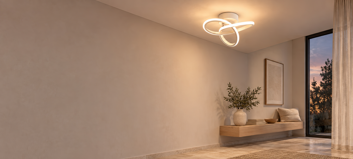 LED Chandelier VERTEX Infinitum 13W, Cold/Warm/Neutral Light, White, imaginea 11