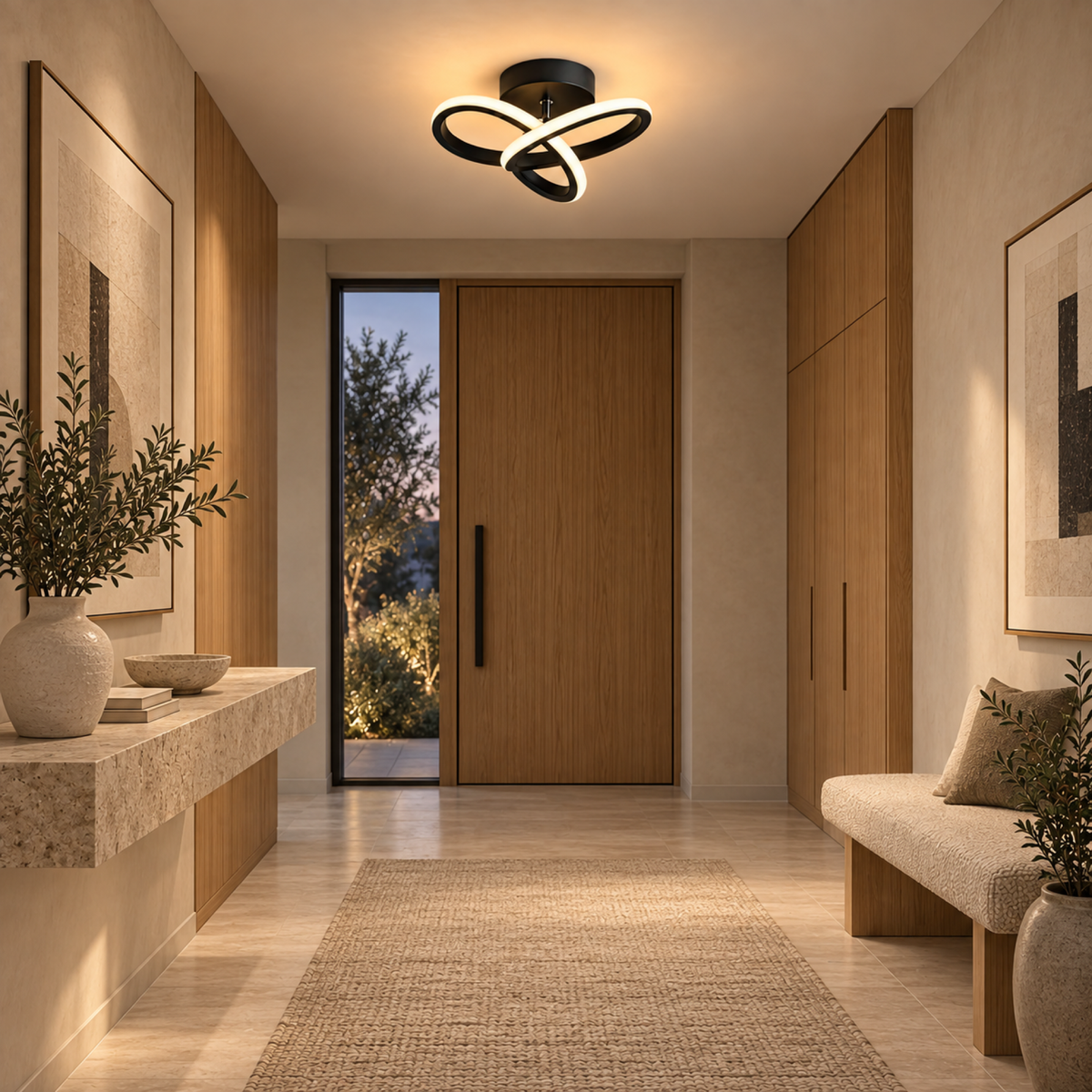 Lustra LED VERTEX Infinitum 13W, Lumina Rece/Calda/Neutra, Negru, imaginea 14