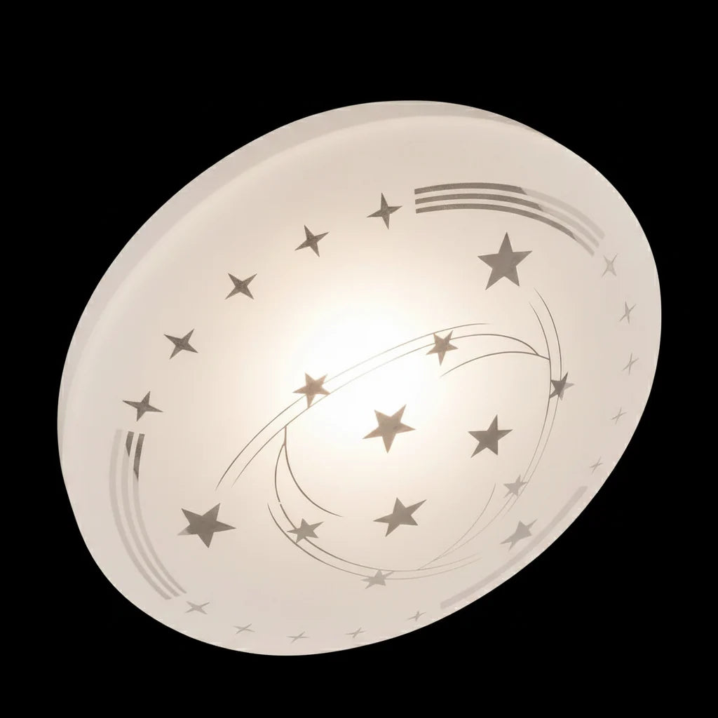 Plafonieră LED Stele 35 cm, 31W, 3000K / 4000K / 6000K, Alb, Metal si Acril