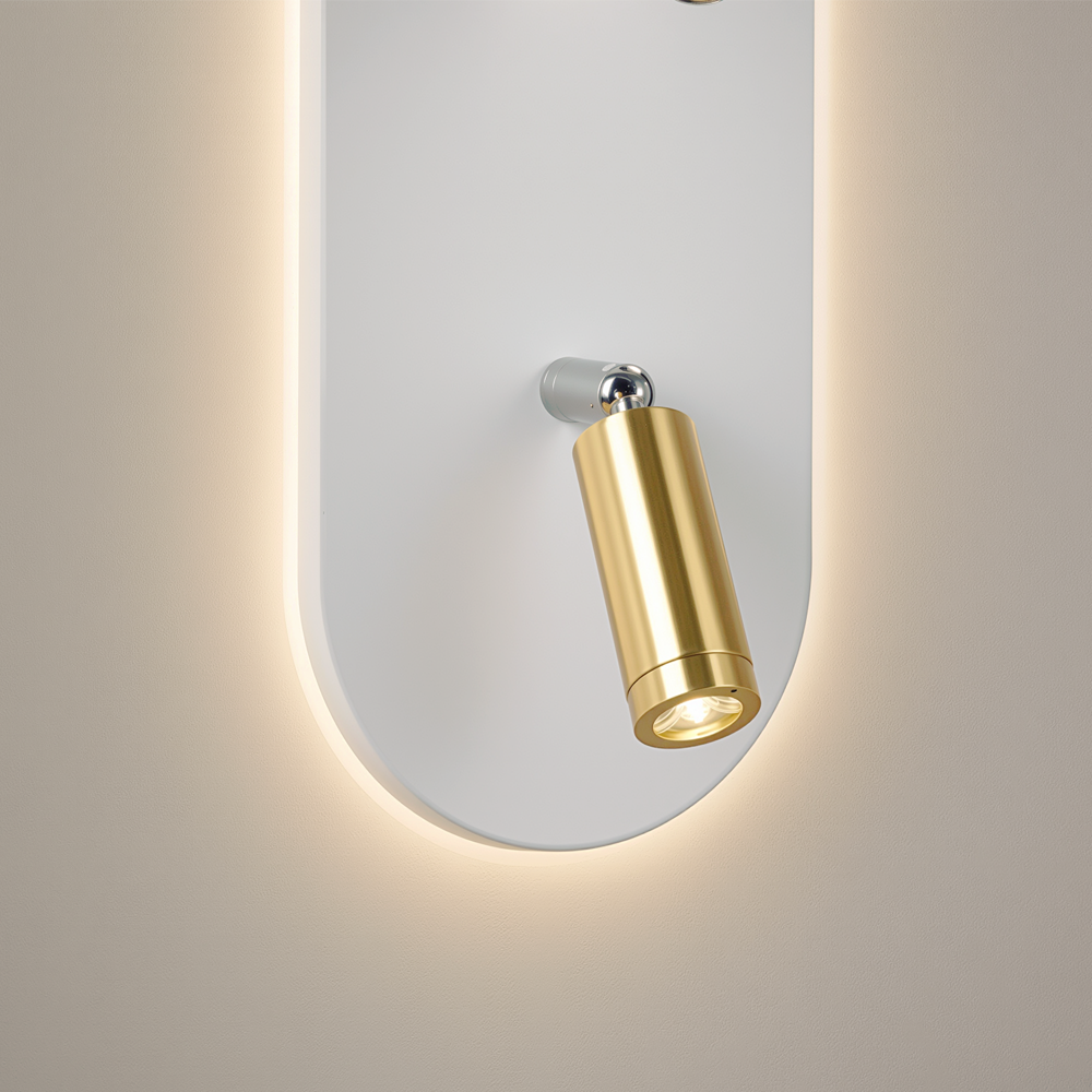 LED lustr Nastaviteľný FISSO Camilla, 66W, svetlo Studené/Teplé/Neutrálne, Lesklé zlato, imaginea 2
