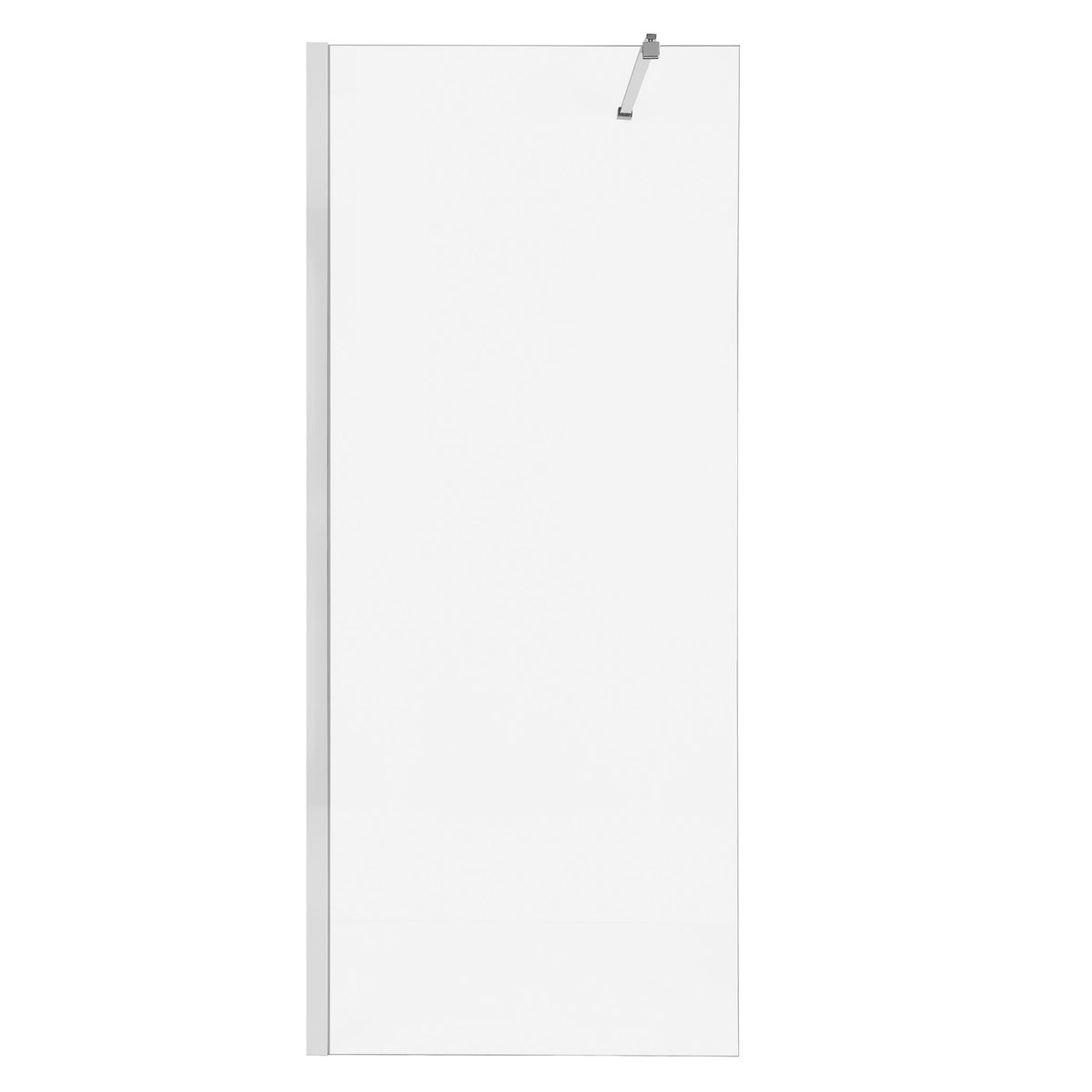 Paravan duș Walk-In 90x195 cm, sticlă securizată 8 mm, transparentă, profil metalic rezistent