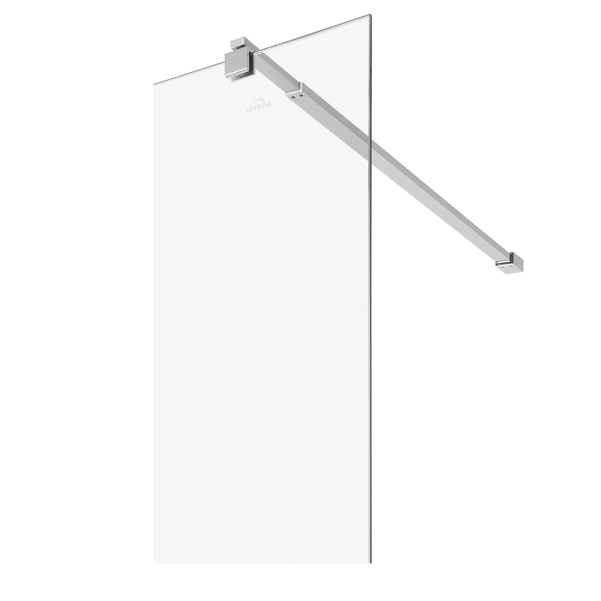 Paravan duș Walk-In 90x195 cm, sticlă securizată 8 mm, transparentă, profil metalic rezistent