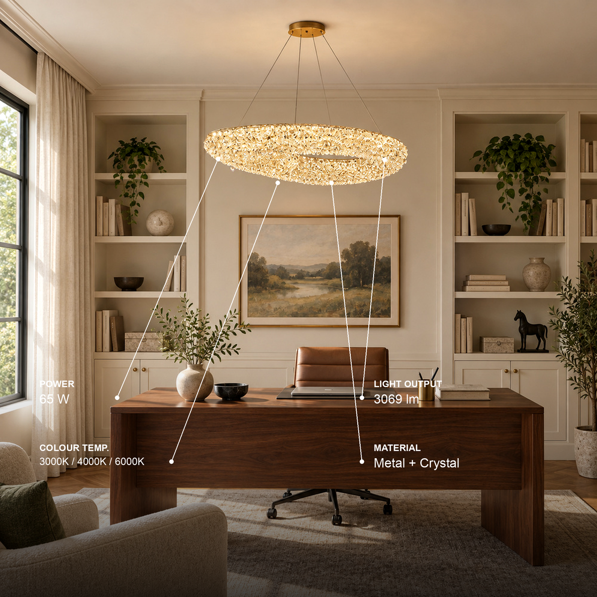 Lustra CC352/80X30GD
