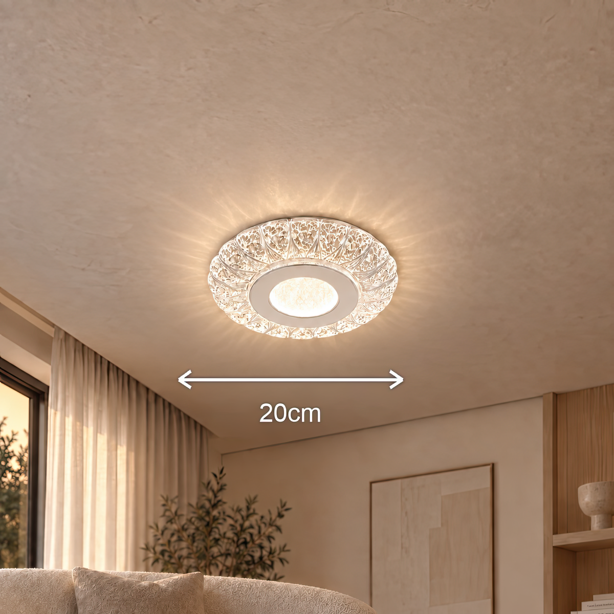 Lustra LED LL7001WH