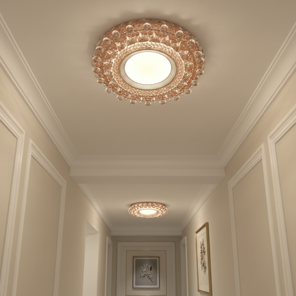 Spot LED ORBITA, 5W, Rotund, Lumina Rece / Calda, Bronz Antichizat, Rasina si Sticla SL684AB