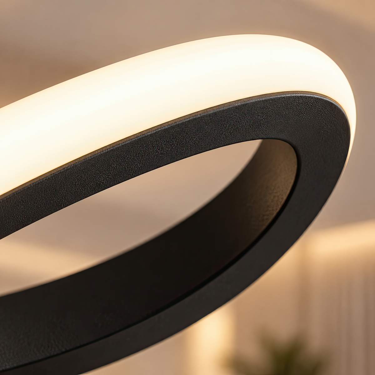 Lustra LED VERTEX Infinitum 13W, Lumina Rece/Calda/Neutra, Negru, imaginea 2