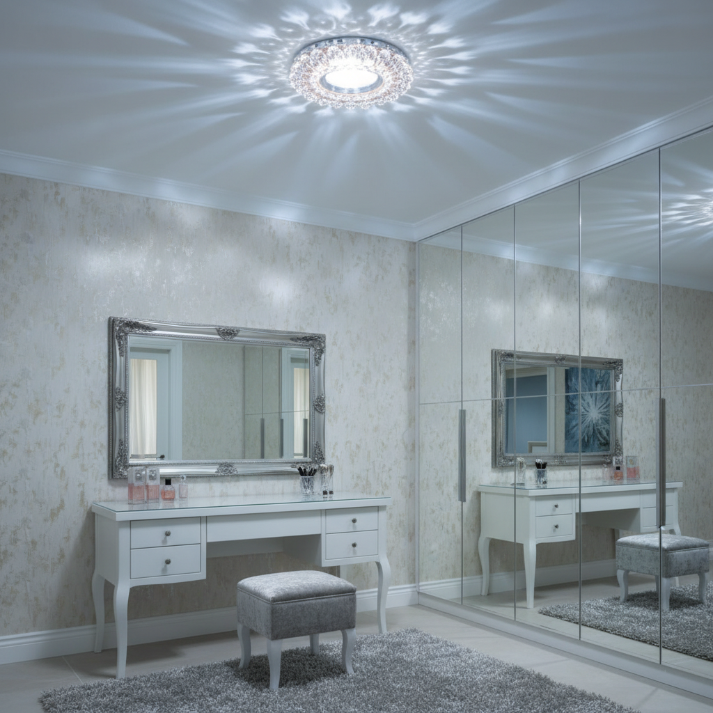 Spot LED ORBITA, 5W, Rotund, Lumina Rece / Calda, Bronz Antichizat, Rasina si Sticla SL685AB