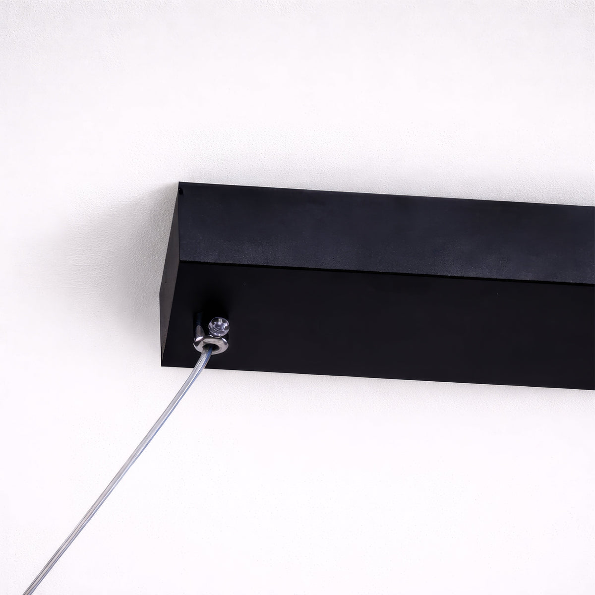 LED Zvisajúci luster s diaľkovým ovládačom, FLUX, 27 W, 97 cm, studené/teplé/neuterálne svetlo 3000 K/4000 K/6000 K, stmívateľný, čierny, nastaviteľná výška, imaginea 9
