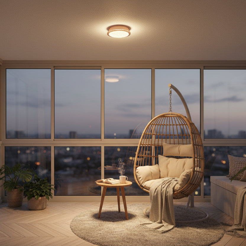 Aplica LED Decorativa CELESTIA Ø20 Lumina Rece/Neutra/Calda Auriu