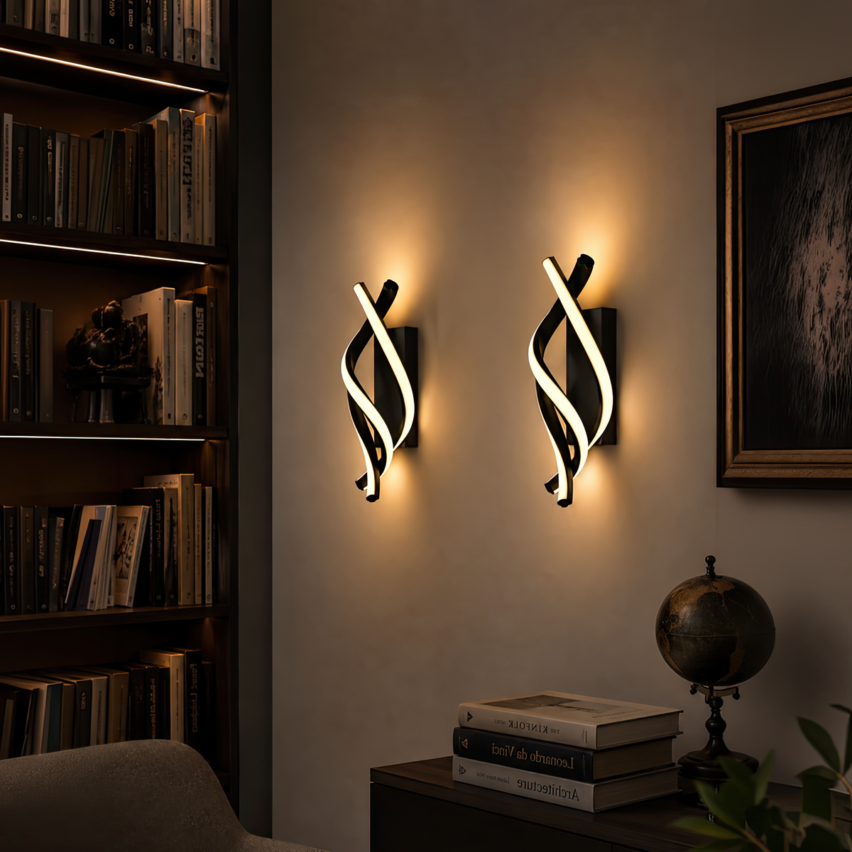 LED svietnik Reid 13 W, studené/teplé/neuterálne svetlo, čierny, imaginea 8
