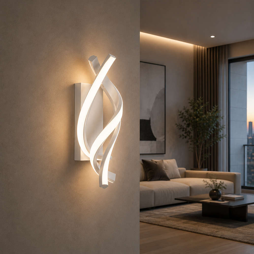 Aplica LED Reid 13W, Lumina Rece/Calda/Neutra, Alb, imaginea 1