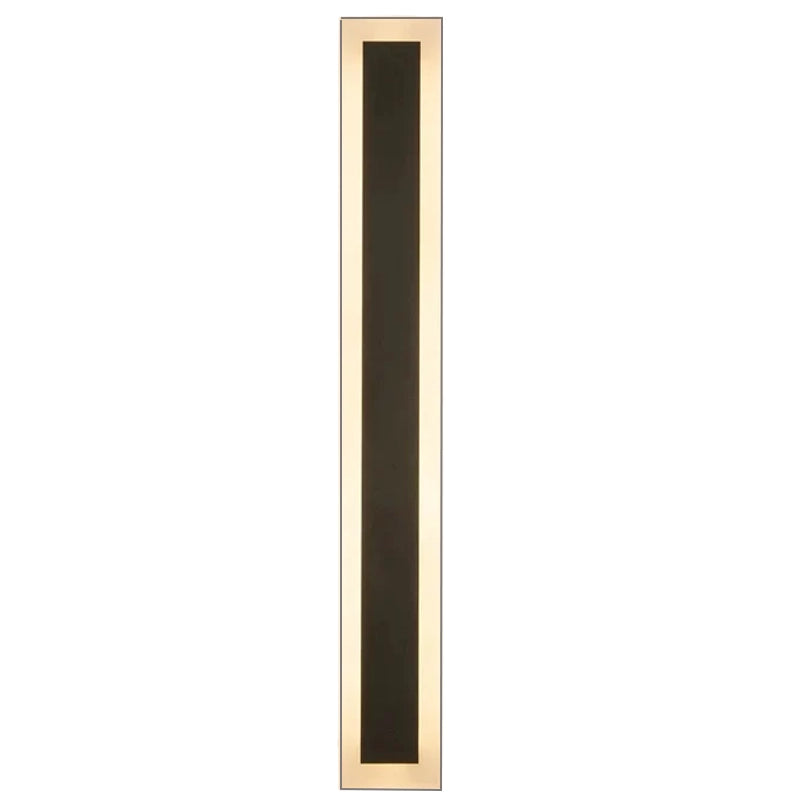 Aplica LED de Exterior Mack, Lungime 30cm, 4W, IP65, Metal, Liniar, Negru