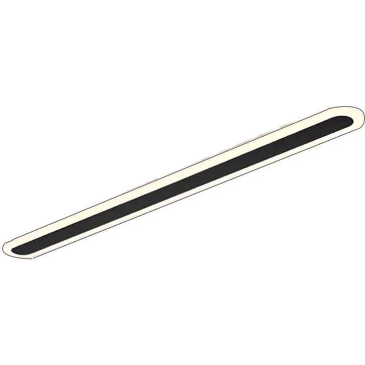 Aplica LED de Exterior SUHA, Lungime 50cm, 6W, IP65, Metal, Liniar, Negru
