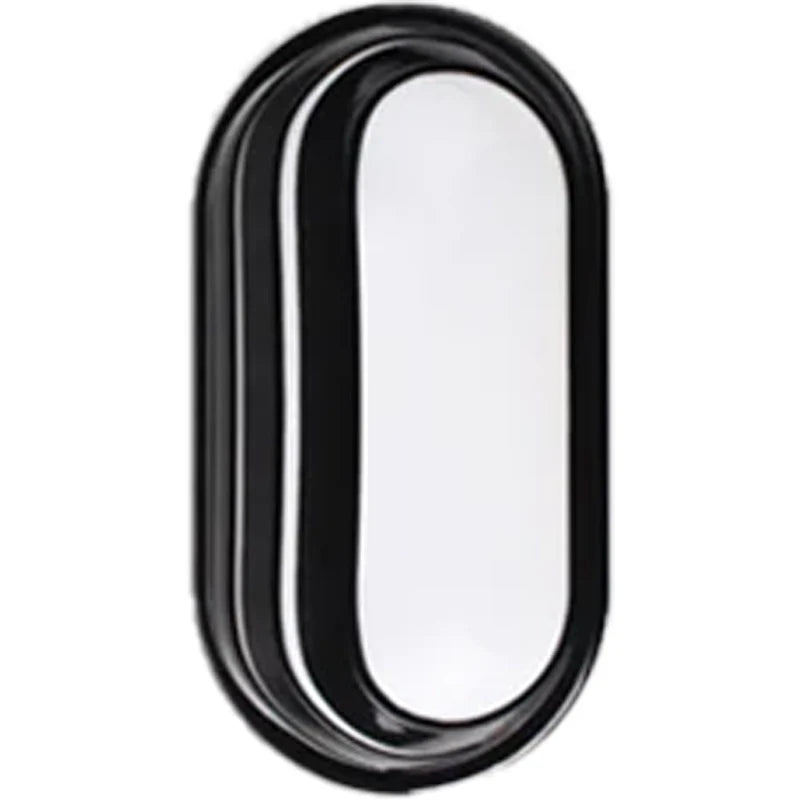 Aplica LED de Exterior AX322/270BK, Lumina Calda 3000k, IP65, Negru si Alb