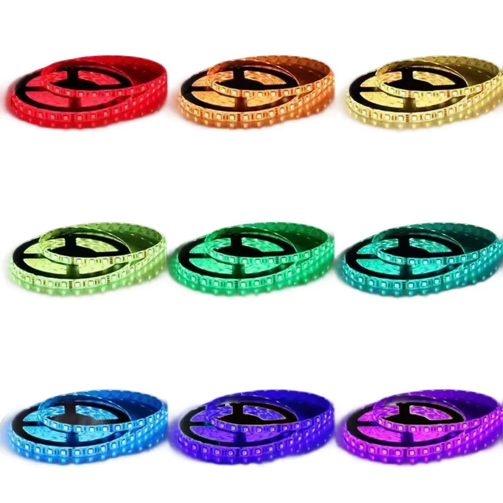 Kit Banda LED 5050 5m cu telecomanda, RGB, 10W/m, 5m, IP44, imaginea 7