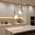 Aplica LED Decorativa MANOS, 13x120cm, 2xG9, Sticla si Resina, Alb