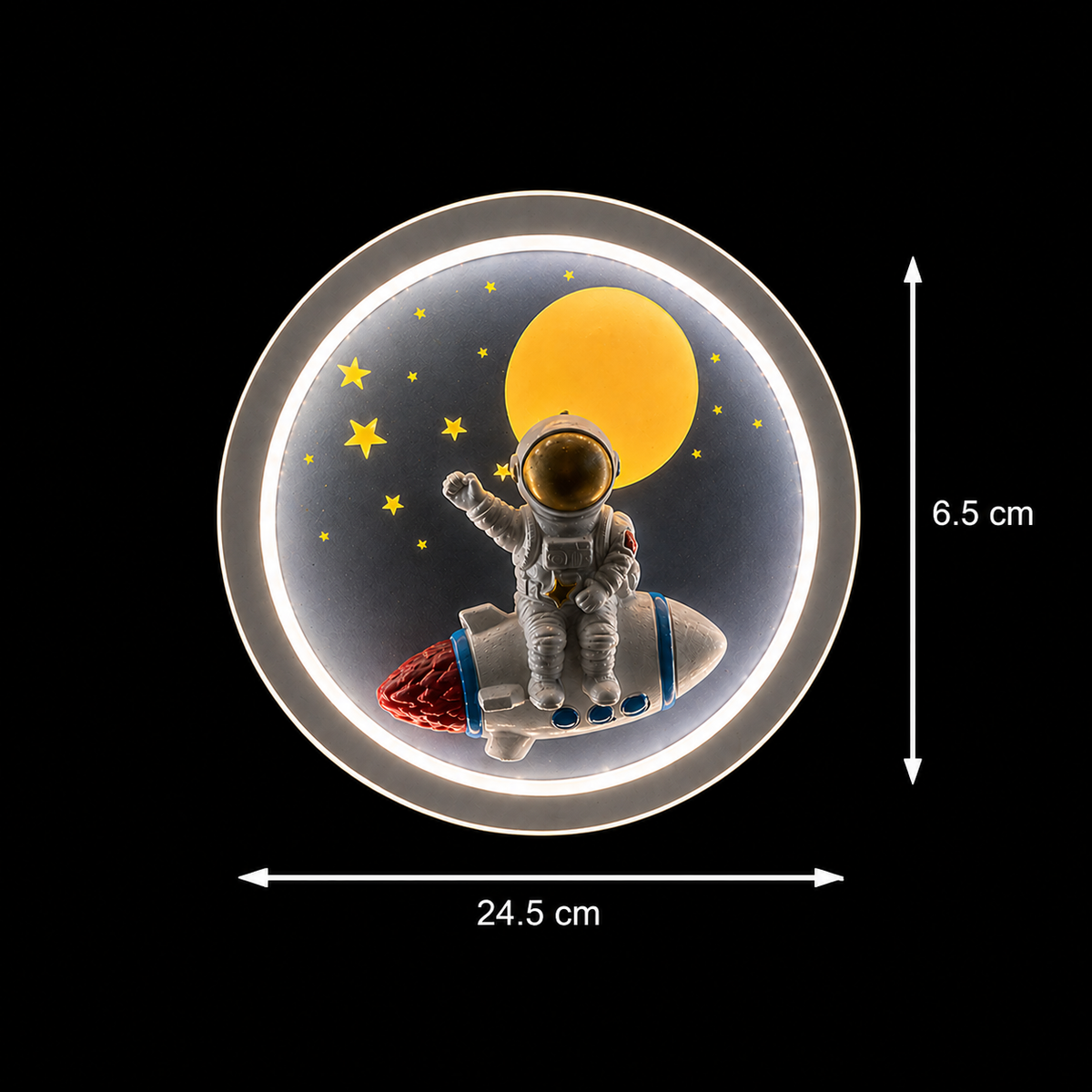 Aplica LED COSMO, 44W, Lumina Calda/Neutra/Rece, Alb