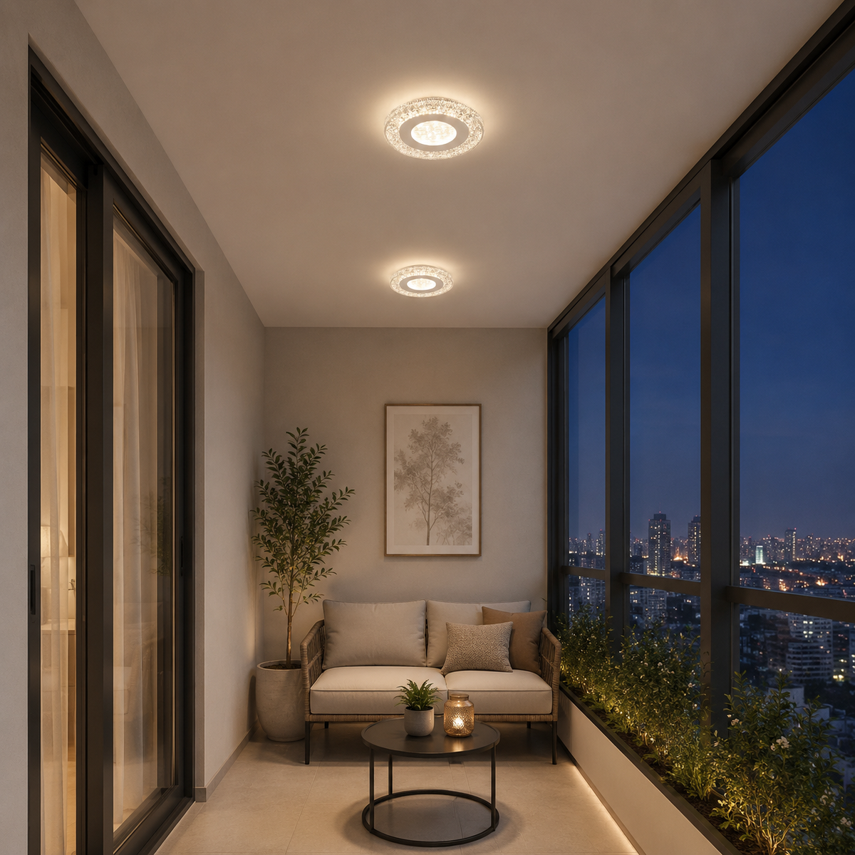 Lustra LED LL7002WH
