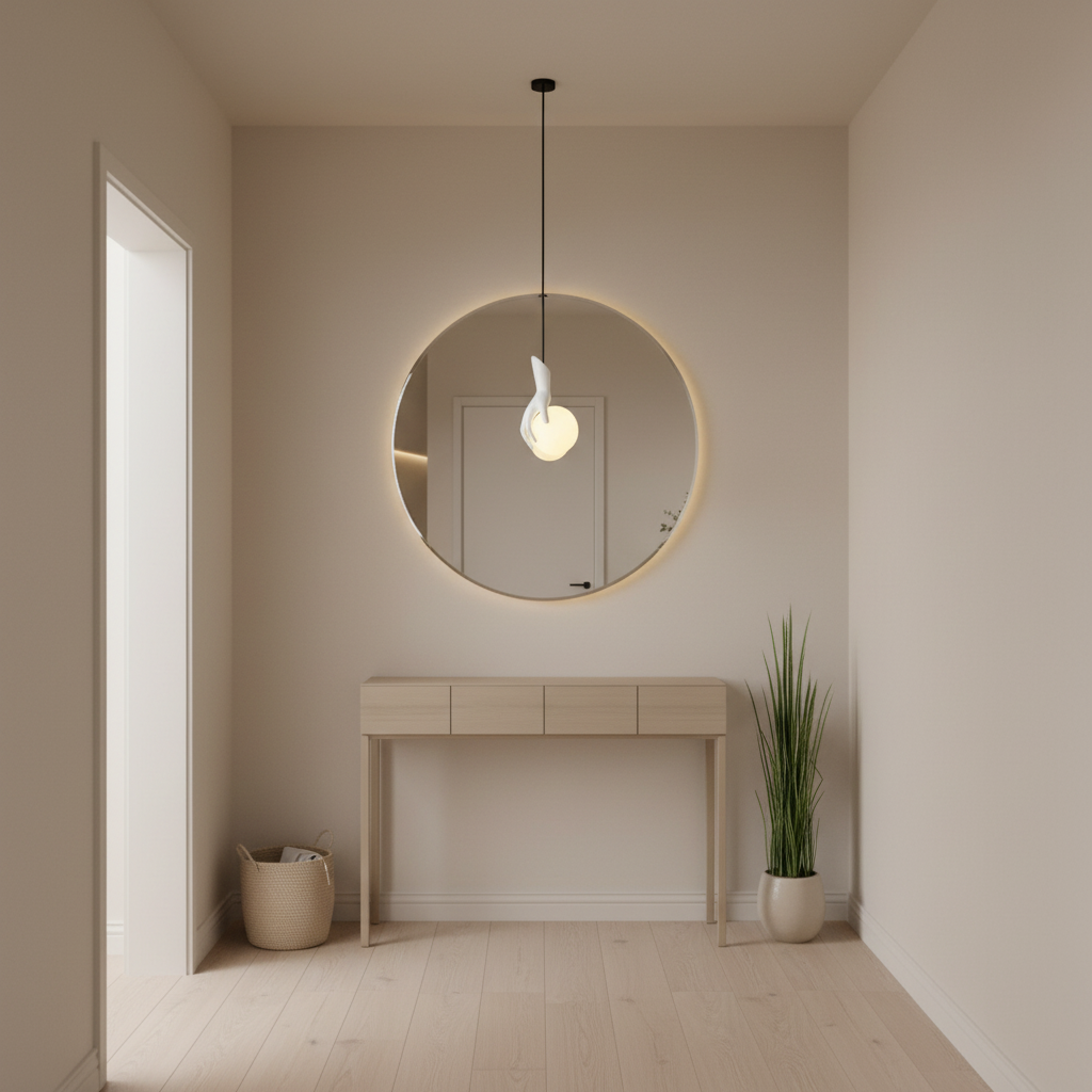 Aplica LED Decorativa MANOS, 13x120cm, 2xG9, Sticla si Resina, Alb
