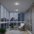 Spot LED ORBITA, 5W, Rotund, Lumina Rece / Calda, Bronz Antichizat, Rasina si Sticla SL681AB
