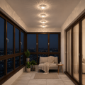 Spot LED ORBITA, 5W, Rotund, Lumina Rece / Calda, Bronz Antichizat, Rasina si Sticla SL685AB