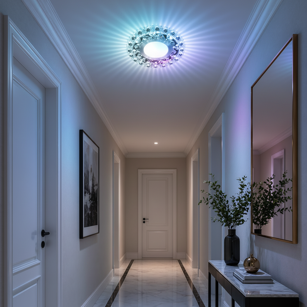 Spot LED ORBITA, 5W, Rotund, Lumina Rece / Calda, Bronz Antichizat, Rasina si Sticla SL304AB