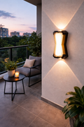 LED svietidlo AX216 na exteriér a interiér, 2 zdroje x 10 W, kovové, čierne, 3000 K