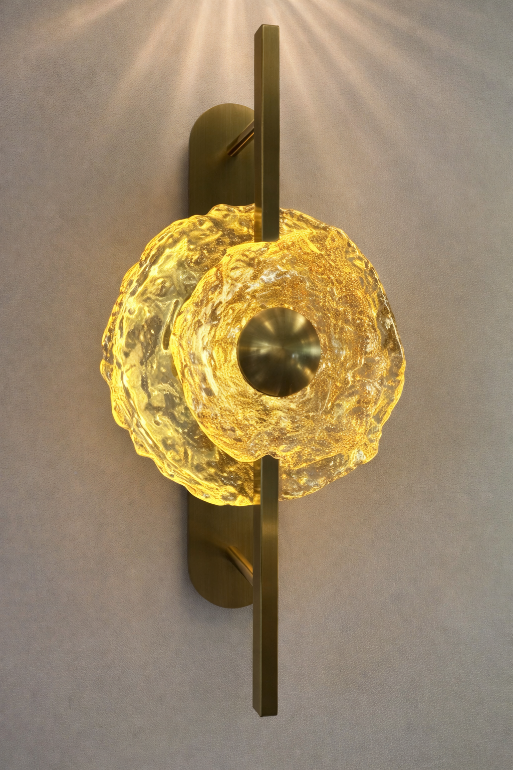 Aplica LED LUMA Decorativa Lumina Rece/Neutra/Calda Auriu