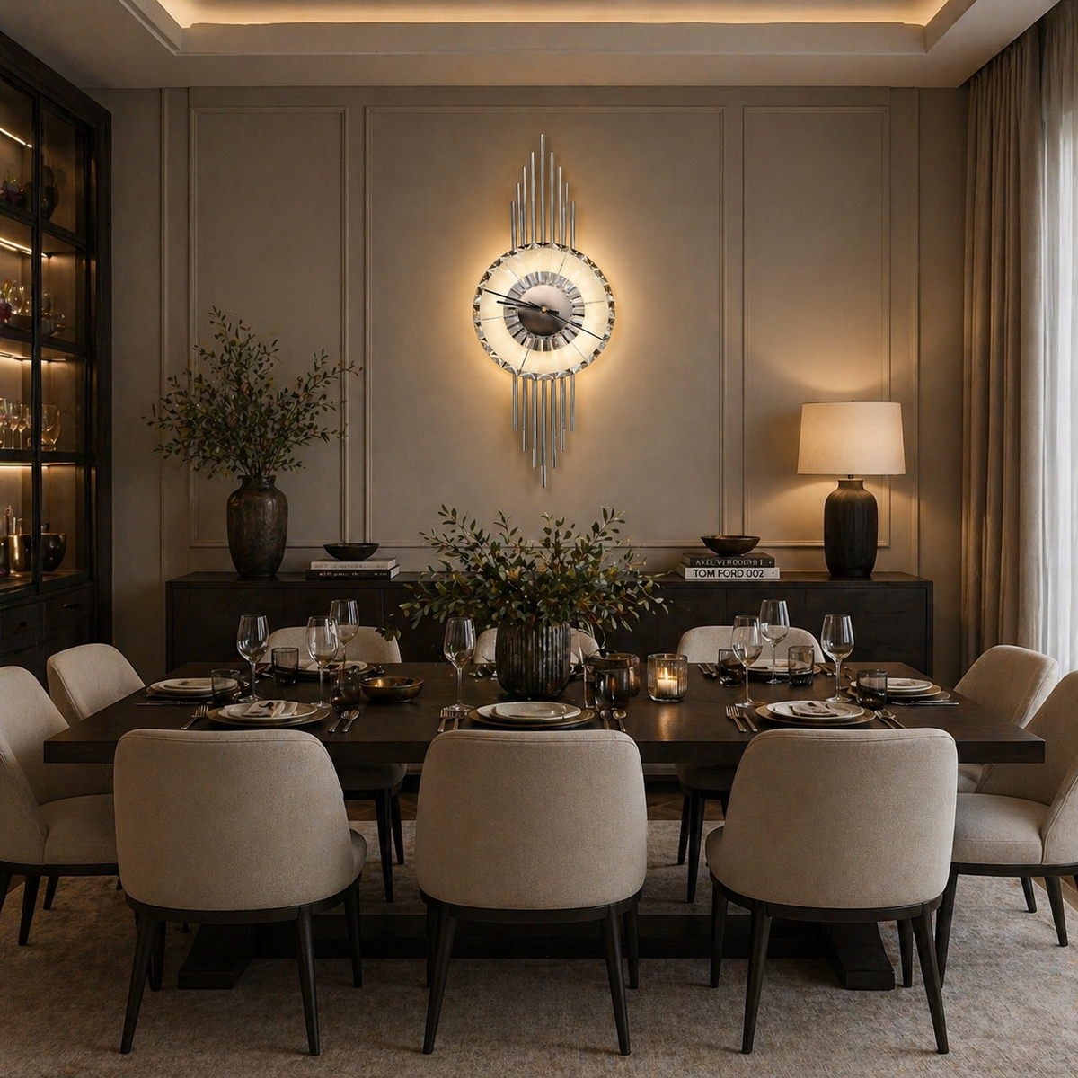 Aplica LED Decorativa HARMONY 65x25cm Lumina Rece/Neutra/Calda Crom