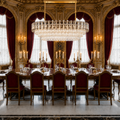 Candelabru Cristal AURUM Supremo 13xE14, Dimensiuni 85x35cm, Inaltime 41cm, Auriu Lucios, Inaltime Reglabila, Design Elegant