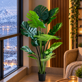 Decorațiune Monstrosa Deliciosa Artificial, Plastic, 160 cm, Verde