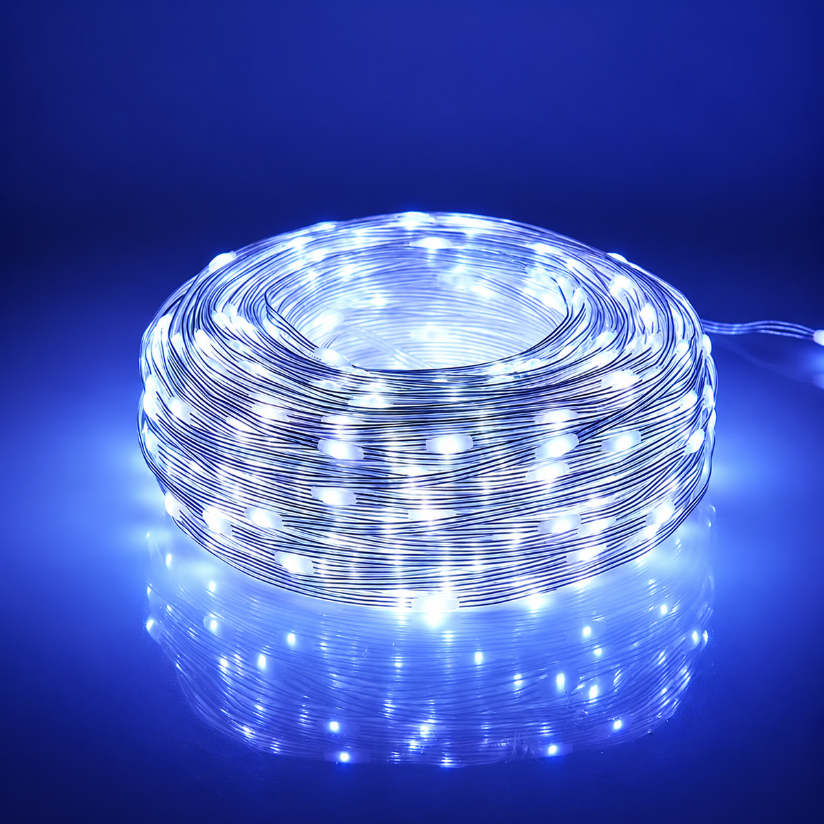 Instalatie de Craciun Liniara, Lumina Rece, 2000cm, 200 LED-uri
