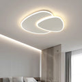FUTURA LUMINA 66W LED Chandelier with Remote Control, Oval, Cool/Warm/Neutral Light, Dimmable, White
