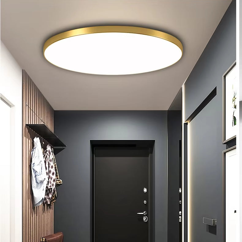 LED stropné svetidlo SOLIS, D47cm, 70W, Studené svetlo 6000K, Zlatá, imaginea 6