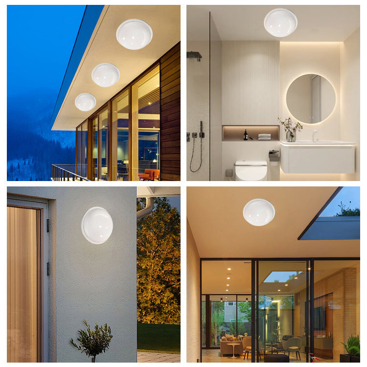 AX310/218WH Outdoor LED Light, Diameter 21.8, Warm Light 3000K, IP65, White, imaginea 3