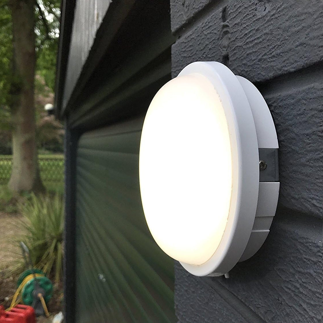 AX310/218WH Outdoor LED Light, Diameter 21.8, Warm Light 3000K, IP65, White, imaginea 1