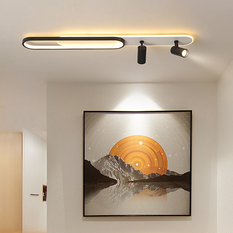 Lustra LED Reglabil FISSO Camilla 69W, lumina Rece/Calda/Neutra, Negru, imaginea 4