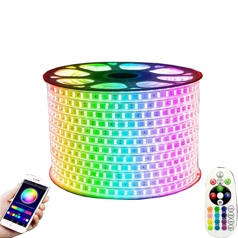 Banda Led 5050, RGB, 220V, 1m