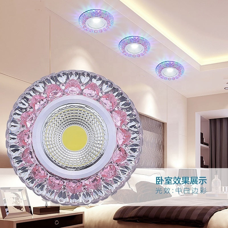 Spot LED, 4W, Lumina RGB + Rece