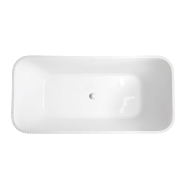 Cada Freestanding, Ovala, Acril, Alba, 150×72×56 Cm