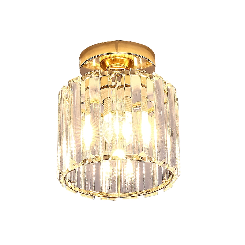 Classic Georgian Chandelier LC110GD, 1xE27, Diameter 12 cm, Height 17 cm, Gold, Crystal, Iron, Bulbs Not Included, imaginea 2