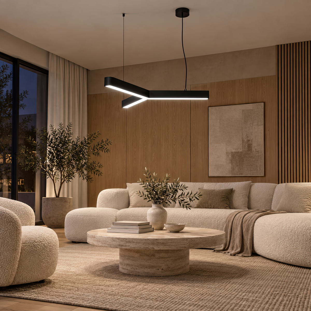 Lustra LED LL5004/720BK